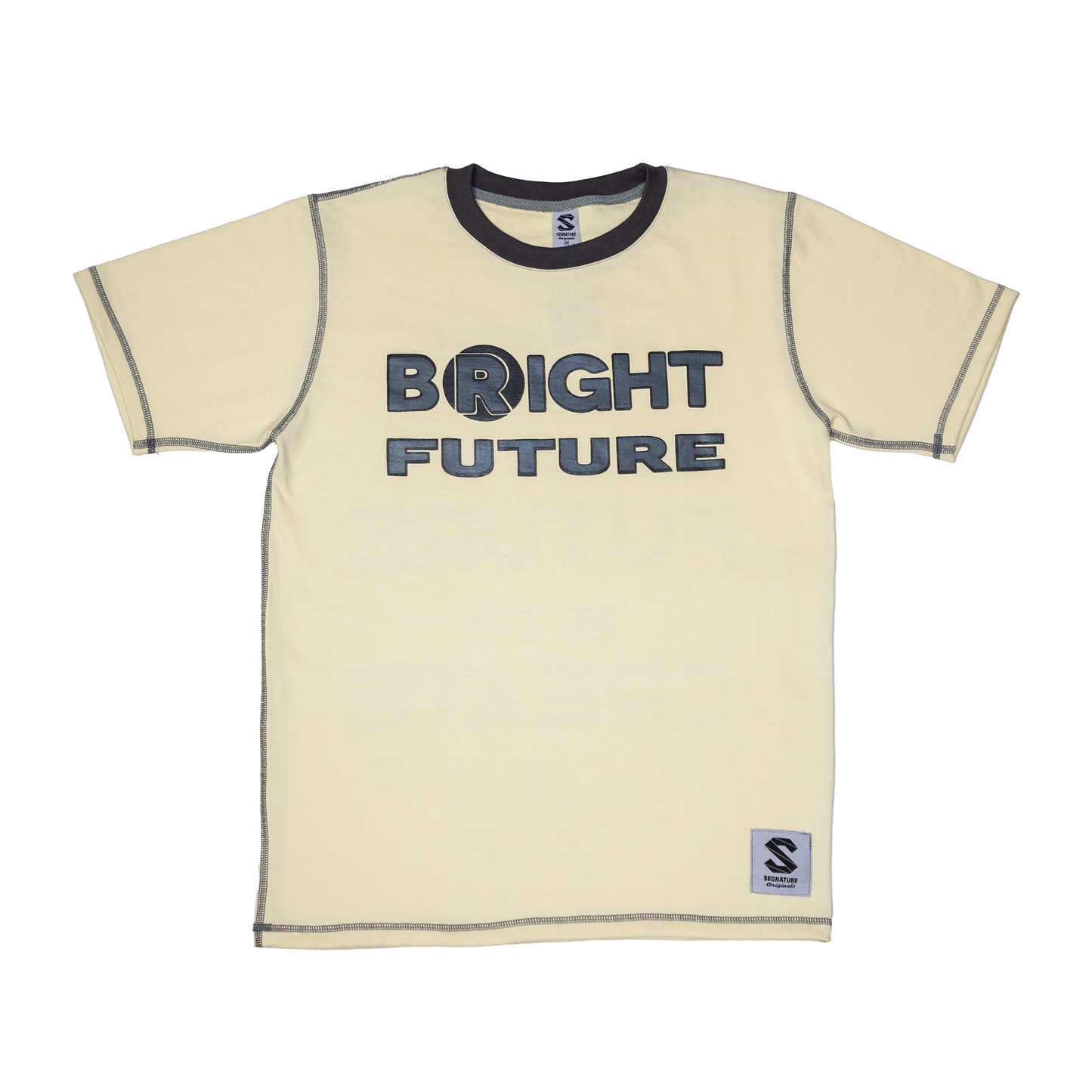 Bright Future Cream/Gray Short Set