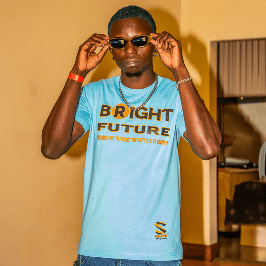 Bright Future T-shirt Pacific Blue